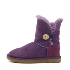 UGG Australia Damen Classic Button 5803 Stiefel Lila Warm gefüttert EU 38