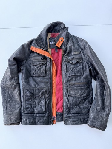 Superdry falke lederjacke - superdry,
