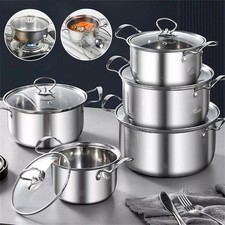 5 Stk Induktion Kochtopf-Set