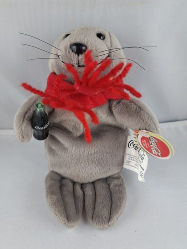 Coca cola robbe plüschtier - coca-cola,