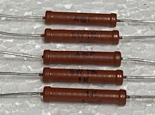 5x Vintage Präzisions-widerstand, 1k Ohm, 1%, electronic GmbH, NOS, 1000 Ohm