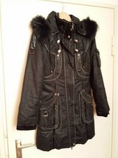 DAMEN WINTER MANTEL MIT ECHT