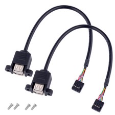 2 Stück 2 Port USB 2.0 Typ A