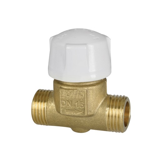 Durchgangsventil ohne - durchgangsventil, 1/2"