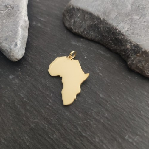 Afrika landkarten anhänger - afrika, landkarten-anhänger