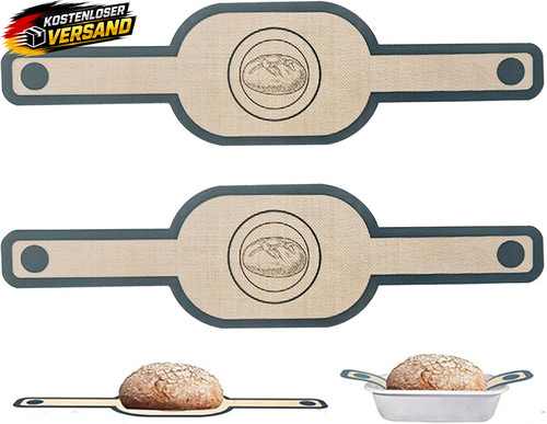 Silikon backmatte brot - brot, 2er