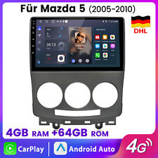 Für Mazda 5 CR19 2005-2010 Carplay Android 13 Autoradio BT GPS Navi DAB+ 4+64GB