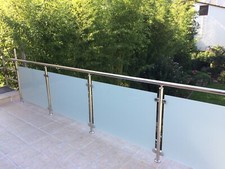Edelstahl mit vsg glas - vsg, balkon