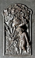 Jugendstil Eisenguss Relief