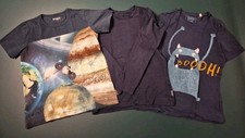 Jungen Shirts Gr. 128 / 134 JAKO-O  WELTRAUM  und  C+A T-shirt +Longshirt JAKO-O