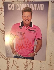 Autogrammkarte Dieter Bohlen Camp David