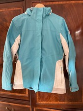 Damen TCM RECCO Polar Dreams Jacke Skijacke Gr. 36/38 Türkis mit Kapuze