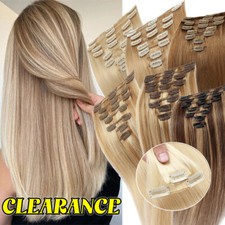 Clip in Hair Extensions 100%