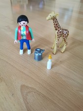 Playmobil 3253 Tierpflegerin mit Babygiraffe