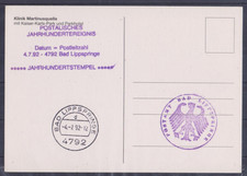 AK-BAD LIPPSPRINGE-DATUM=POSTLEITZAHL-4.7.92 - 4792 - Klinik Martinusquelle-RRR