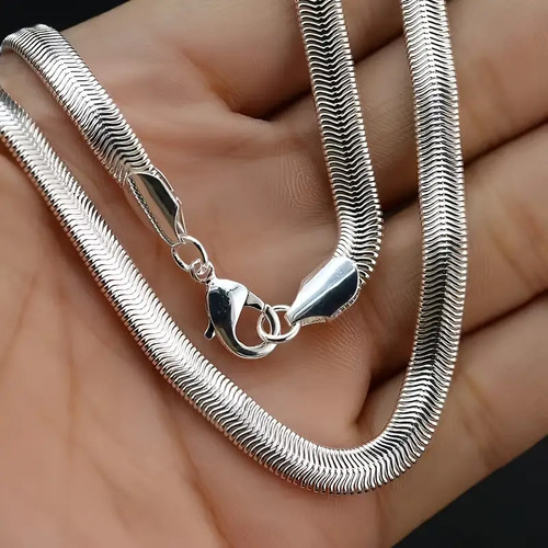 Schlangenkette 50cm 4mm damen - schlangenkette,