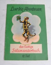 Lurchis Abenteuer Salamander Werbeheft 12 Teil von 1955