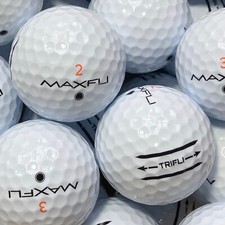 25 Golfbälle Maxfli TriFli AA/AAA Lakeballs gebrauchte Bälle Tri Fli