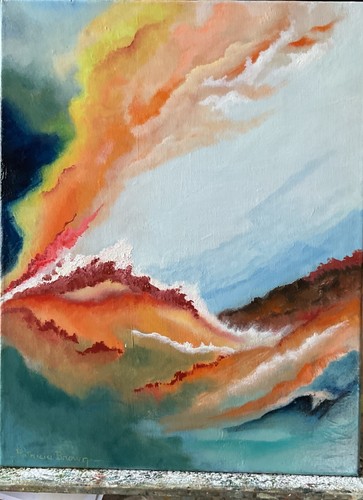 Abstract oil painting 14 - abstract, 18