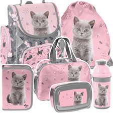 Katze Cat  Schulranzen Set