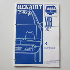 Werkstatthandbuch Renault Twingo I Fahrgestell Achsen Räder Lenkung etc. 1992