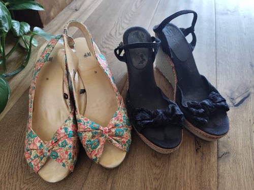 Paar damen keilsandalen - 2, gr