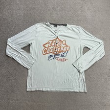 DOLCE&GABBANA Damen T Shirt Langarm Gr 2XL Designer Print DG Logo 20110 Weiß