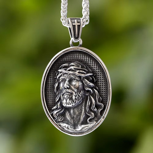 316l retro edelstahl jesus - 316l,