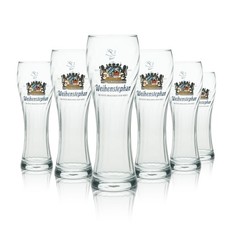 6x Weihenstephan Bier Glas