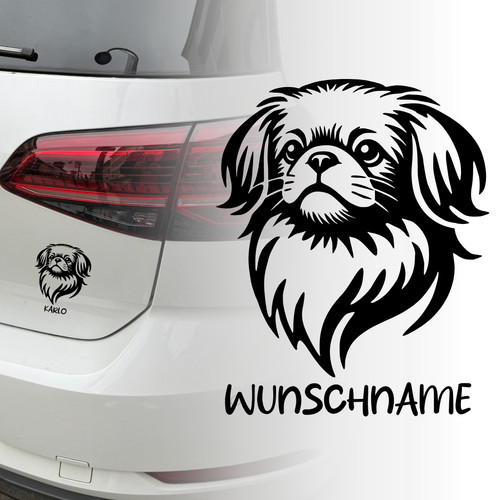 Auto aufkleber pekinese - auto,