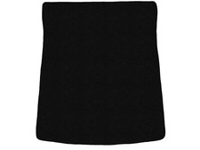 Schwarz Kofferraumteppich