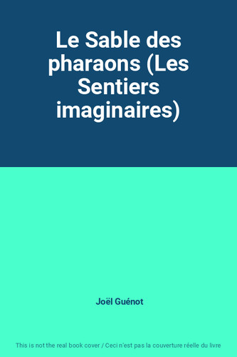 Sable des pharaons les - sable,