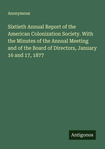 Anonymous sixtieth annual - anonymous,