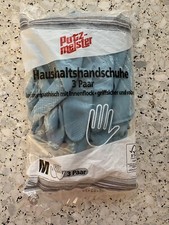 Putzmeister Haushaltshandschuhe 3 Paar  - NEU - Größe M Hautsympathisch mit Inen