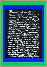 Almir da Silva Mavignier (1925-2018) Plakat MAVIGNIER PLAKATE - München 1965
