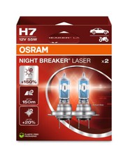 2X H7 OSRAM NEW NIGHT BREAKER LASER GEN 2 VERSION 2025 LAMPE 12V 55W HALOGEN
