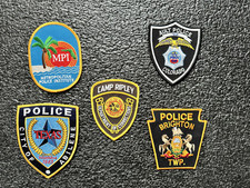 5 x US Police patch USA