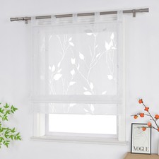 Küche Raffrollo mit Schlaufen