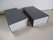 2 Stück - Braun Aufbewahrungsbox mit insgesamt 4 Paximat Magazine für je 40 Dias