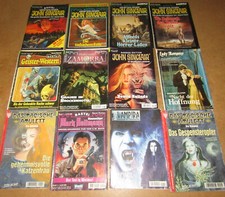 16 Romane Geister Grusel Mystery, 2x 3er Band, 10 Romanhefte, Serienmix - bk153