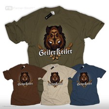 Jäger T-Shirt Geiler Keiler