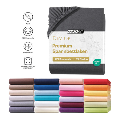 Premium jersey spannbettlaken - premium,