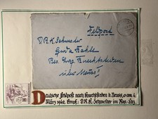 Feldpost 4.3.1942 an DRK