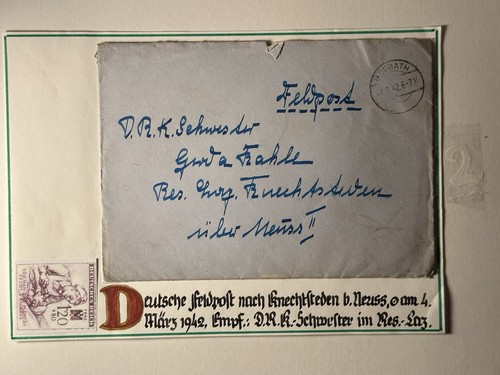 Feldpost 1942 an drk - feldpost,