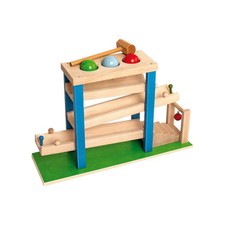 SpielMaus Holz Kugelklopfbank
