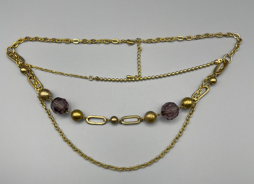 Statement kette gold reihig - kette,