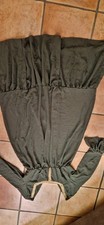 NEU! langes Mittelalter Larp  Kleid  khaki  olive  grün mit Bordüre Gr. L  42/44