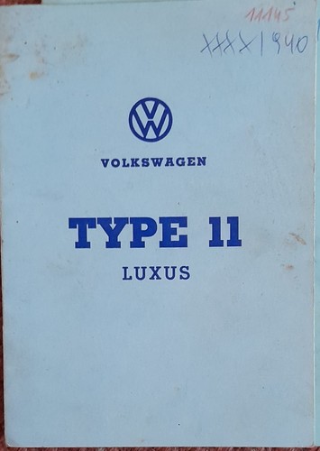 Käfer typ 11 - vw,