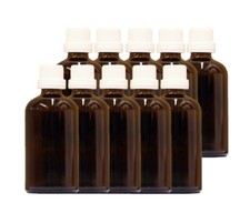 10 x 100ml Braunglasflasche
