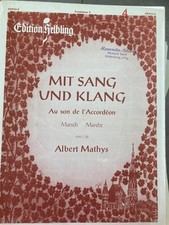 Mit Sang und Klang Orchester NUR Einzel- Stimmen Akkordeon Noten